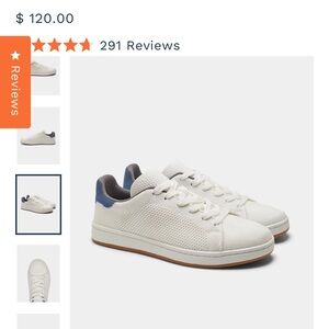 Suave  brand NWT, never worn white sneakers!!